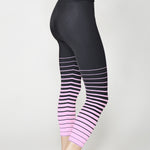 Zebra Legs Spandex pink black